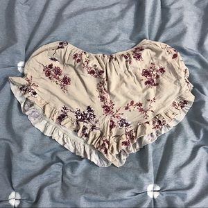 Brandy Melville cherry blossom shorts
